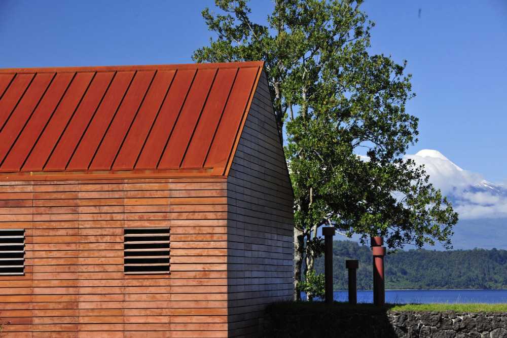 Cantilevered house