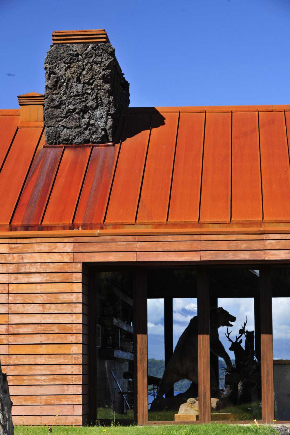 Cantilevered house