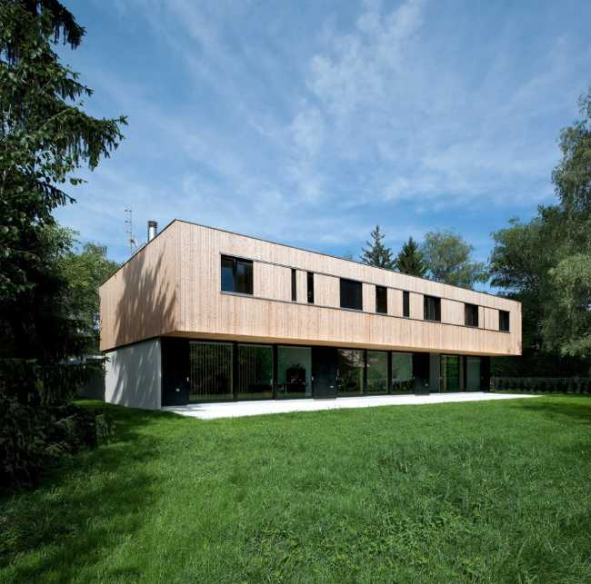 Villa en Suisse. Solutions passives à faible impact environnemental