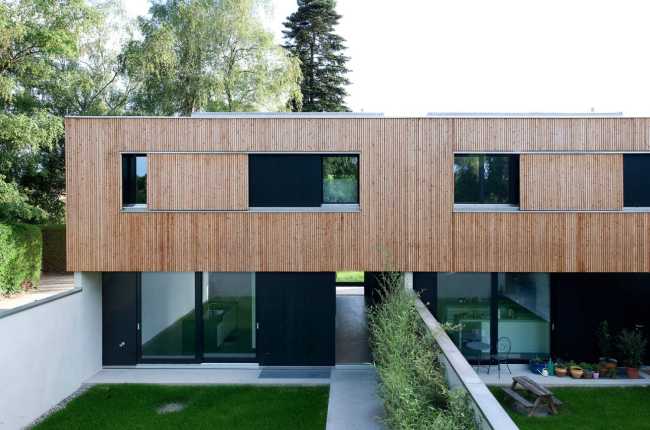 Villa en Suisse. Solutions passives à faible impact environnemental