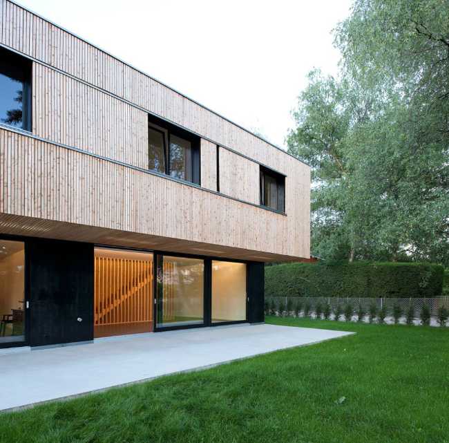 Villa en Suisse. Solutions passives à faible impact environnemental