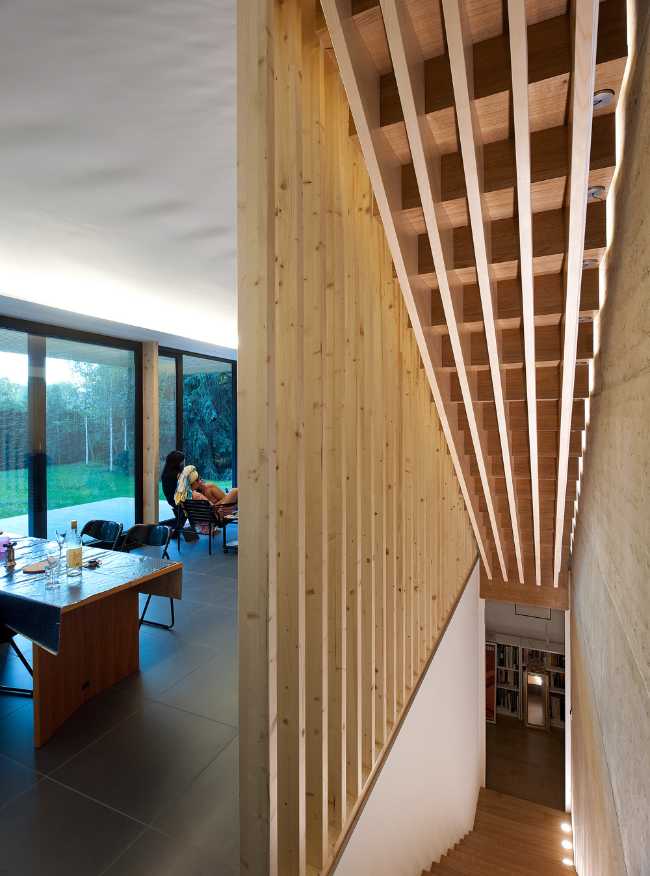 Villa en Suisse. Solutions passives à faible impact environnemental