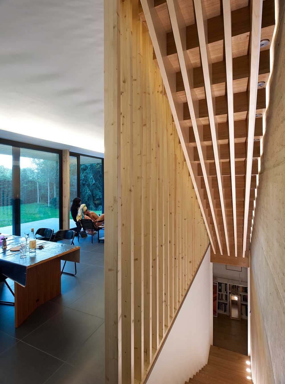Villa with simple geometries