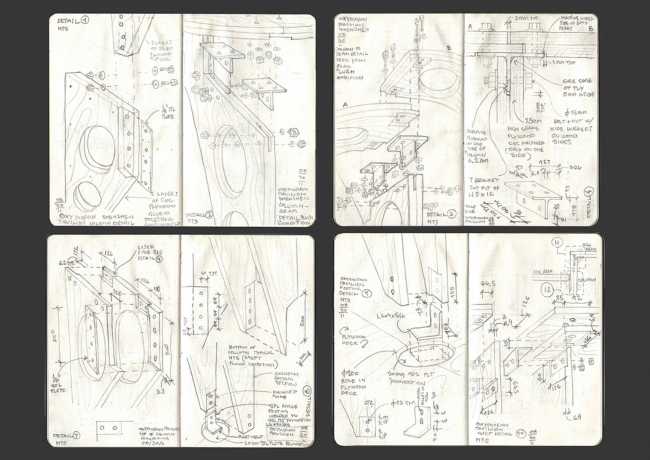 Padiglione in legno circolare concept