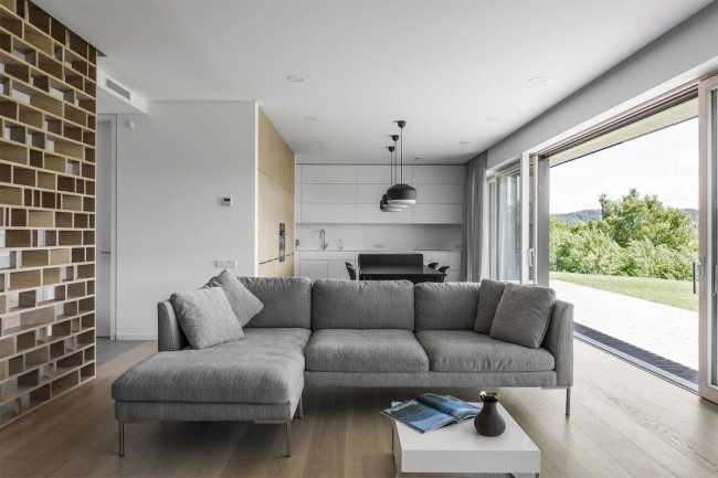Interno abitazione salotto