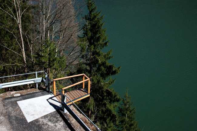 Punto panoramico sul lago