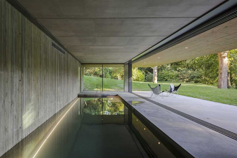 Villa in legno nella natura