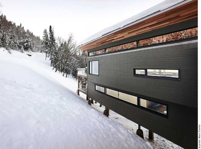 Chalet nella neve