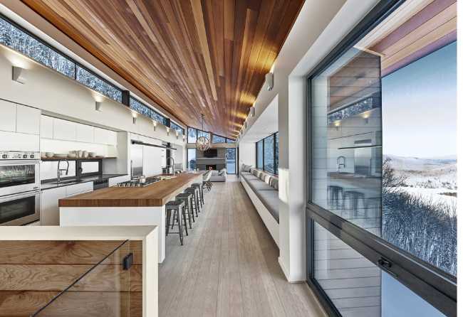 Interno chalet luminoso