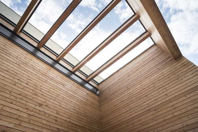 Struttura in legno d'avanguardia