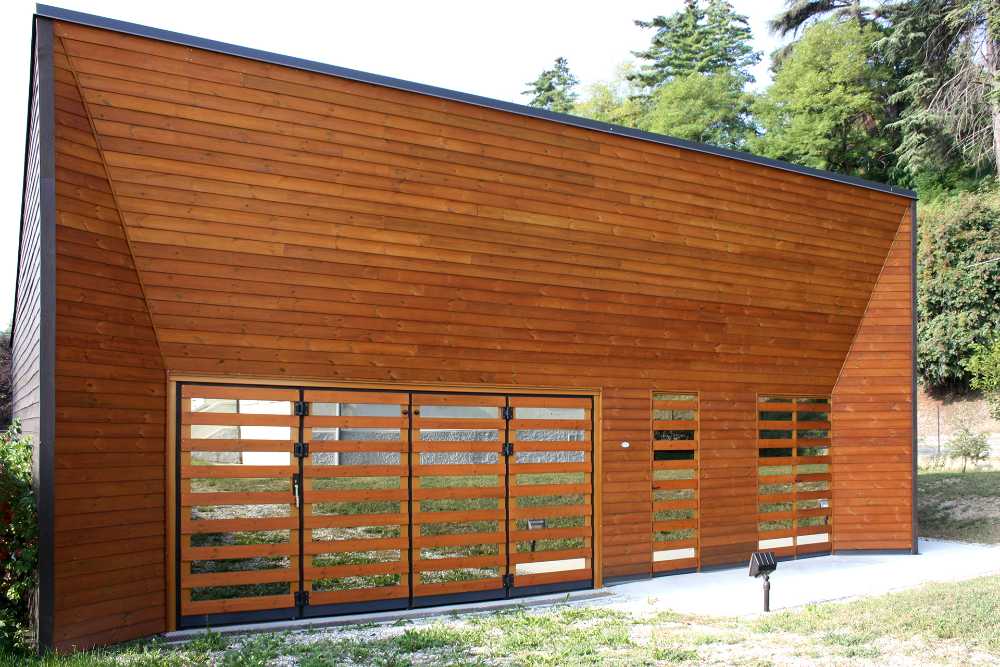 Garage in legno