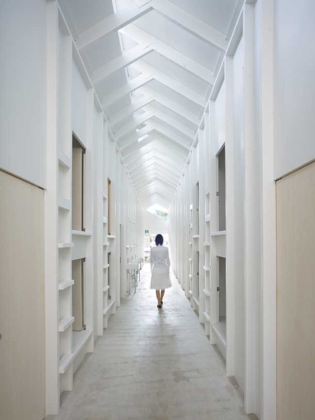 Corridoio guesthouse per giovani