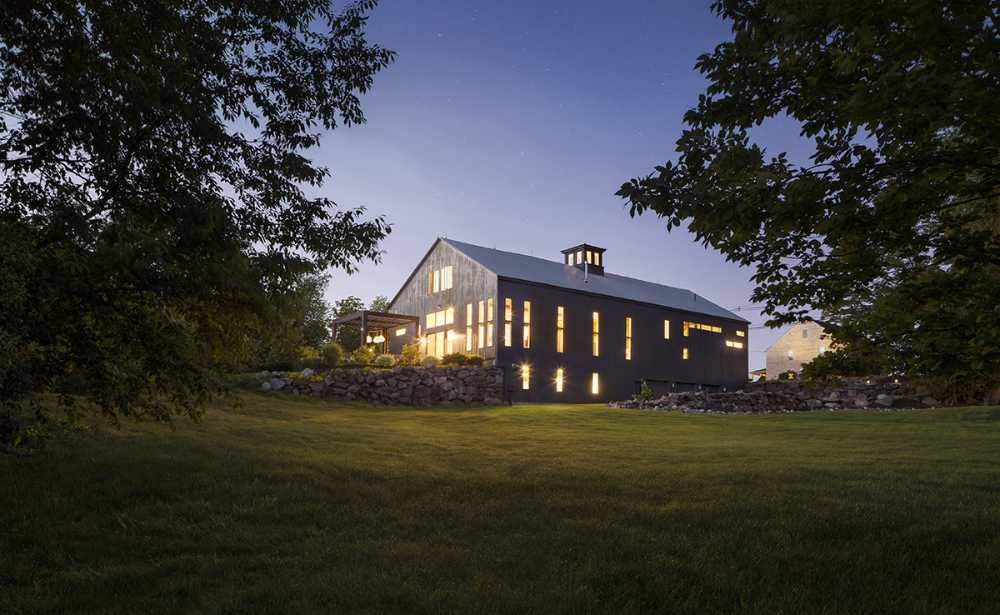 Barn converted into a loft