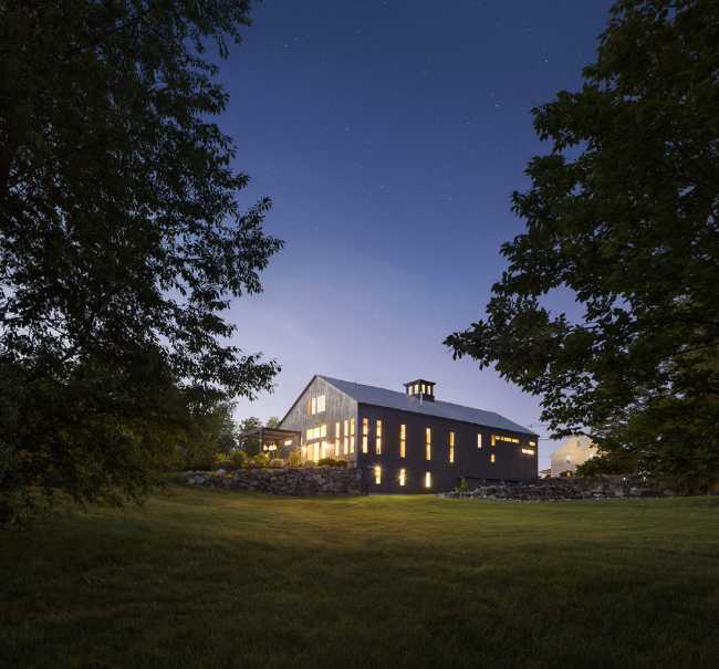 Barn converted into a loft