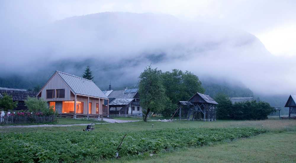 Chalet tra le alpi