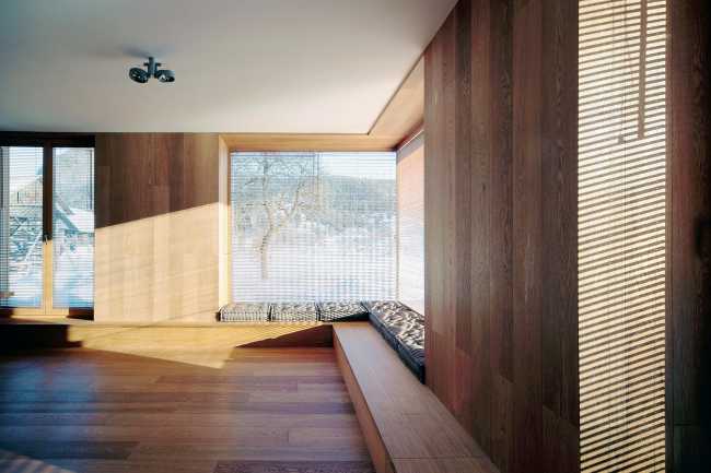 Interno chalet in legno