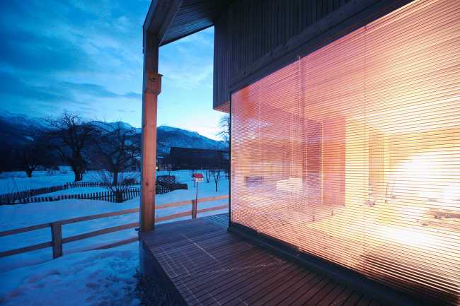 Interno chalet in legno