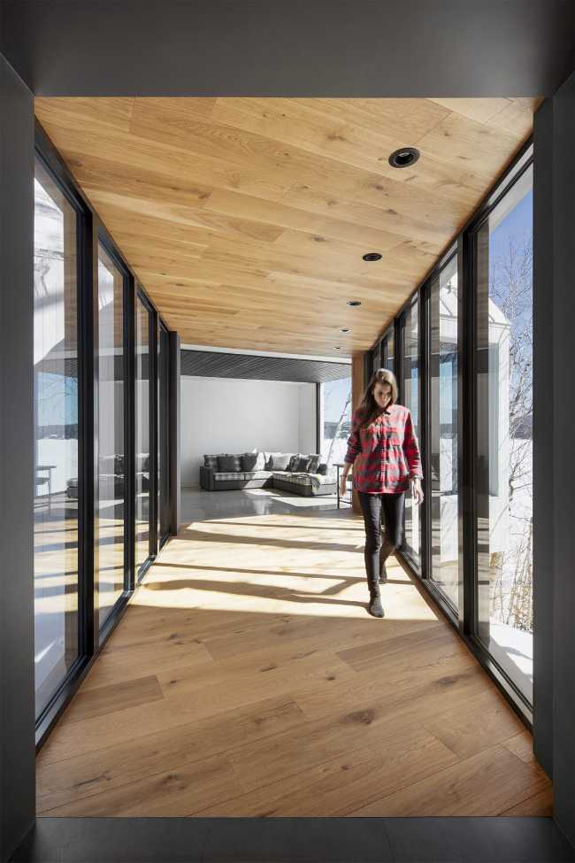 Internal wooden house