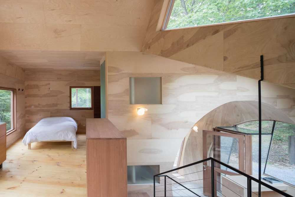 Casa tra gli alberi in legno