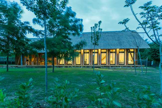 Outbuilding in the trees