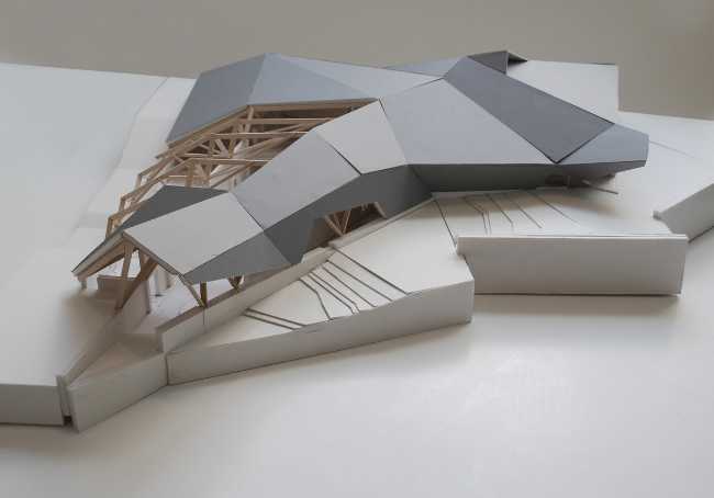 Model and model of the dinosaur museum