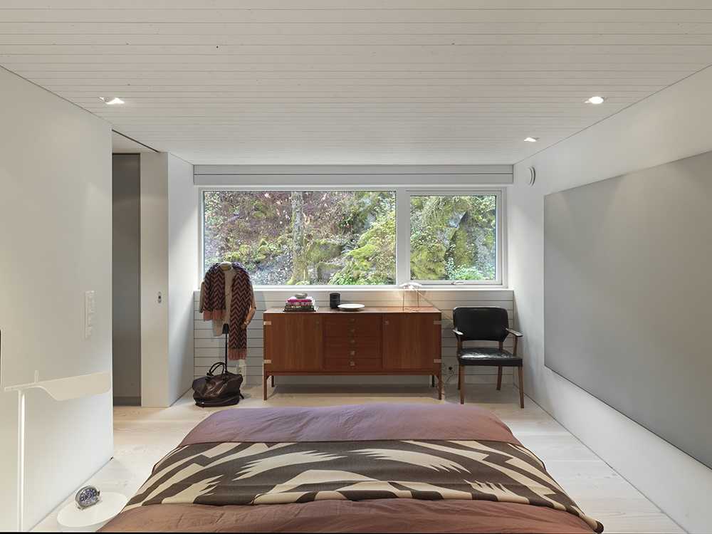 Villa in legno dalle forme contemporanee