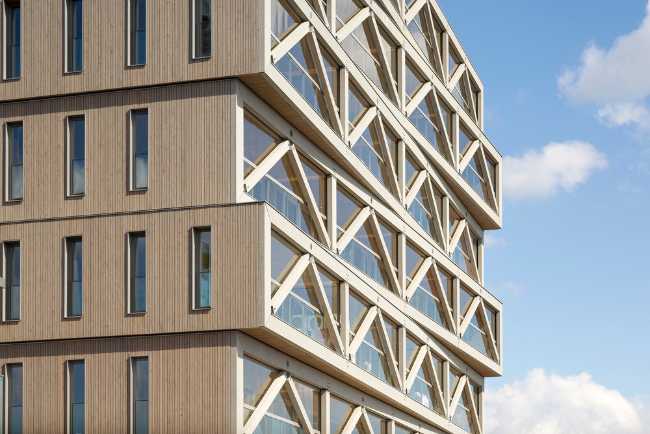 Condominium en bois à Amsterdam. Patch22 se distingue par sa durabilité et sa flexibilité