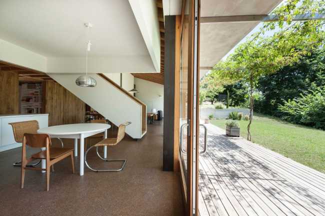 Vetrata villa in legno