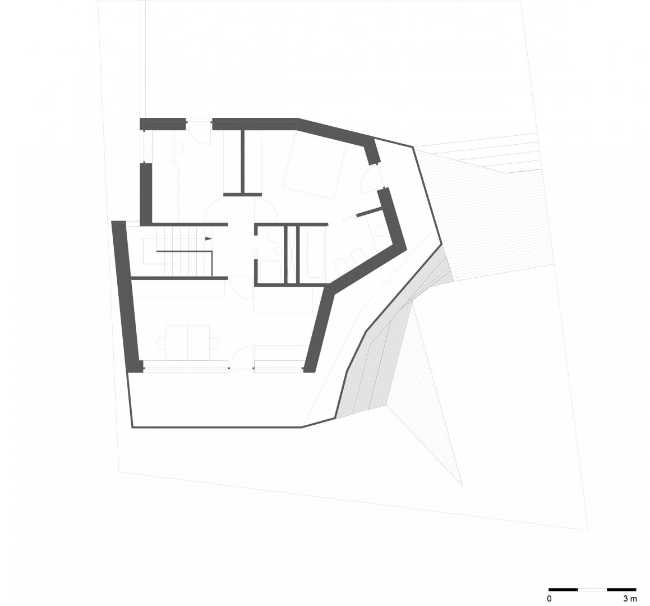 Planimetria villa in legno