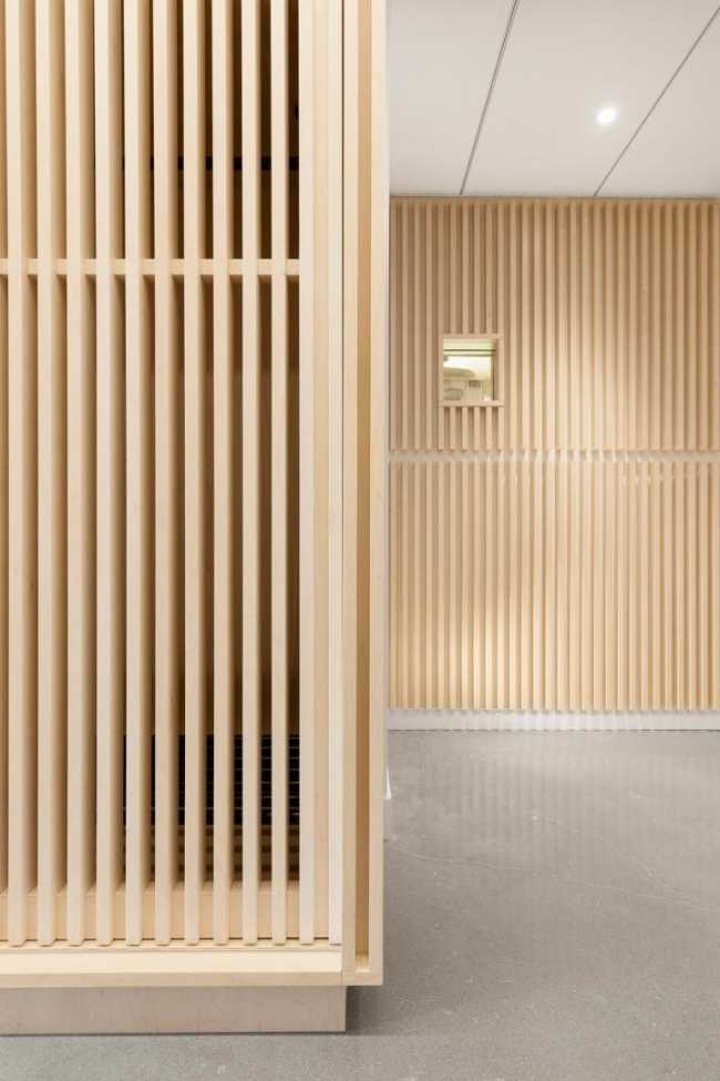 Interni rivestiti in legno