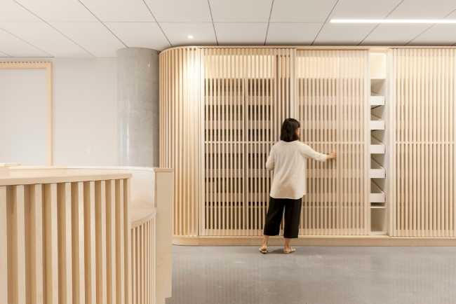 Interni rivestiti in legno