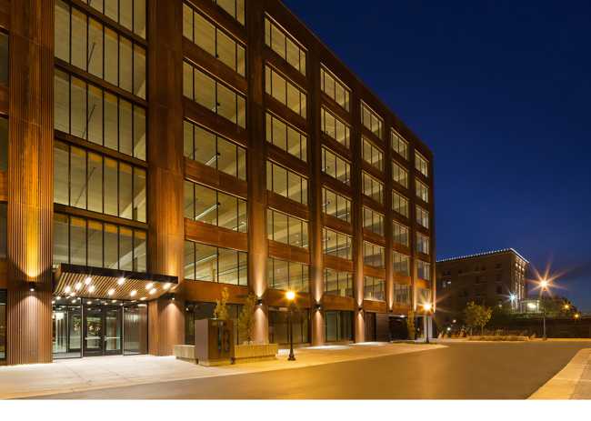 Wooden offices in the United States