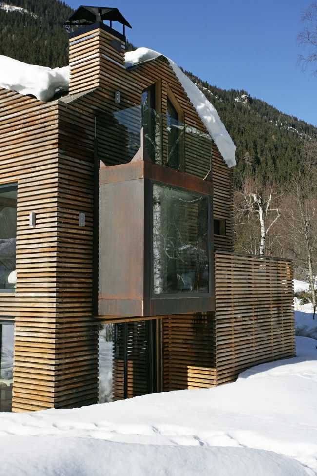 Architettura contemporanea per uno chalet