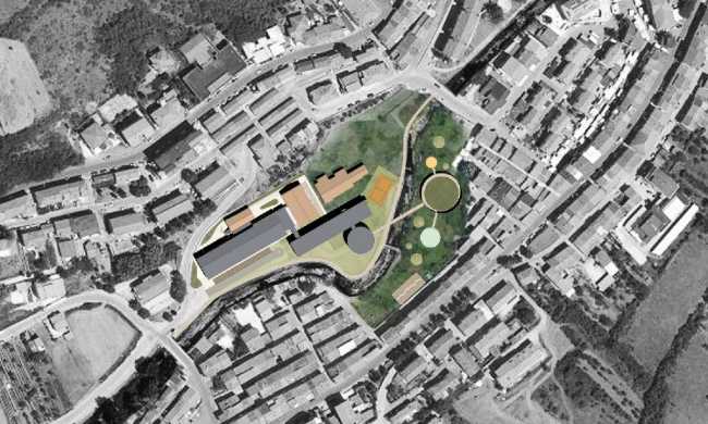 Wooden school in context