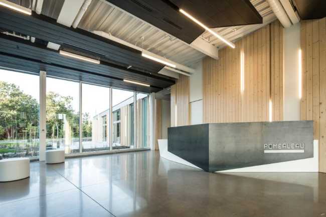 Il progetto architettonico Pomerleau per un ambiente di lavoro performante