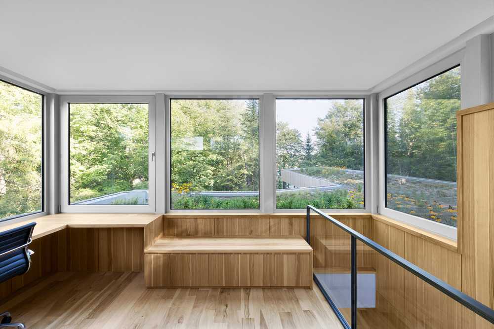 Contemporary wooden villa