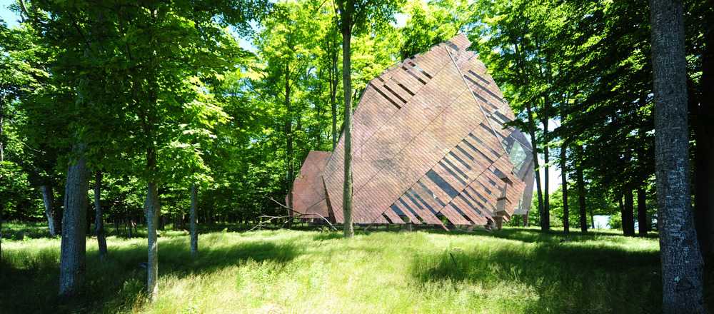Residenze in legno dalle forme geometriche