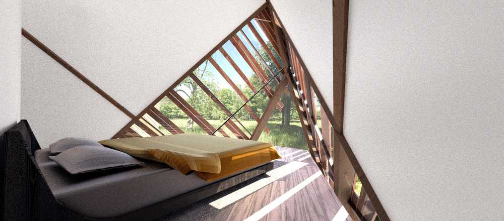 Residenze in legno dalle forme geometriche