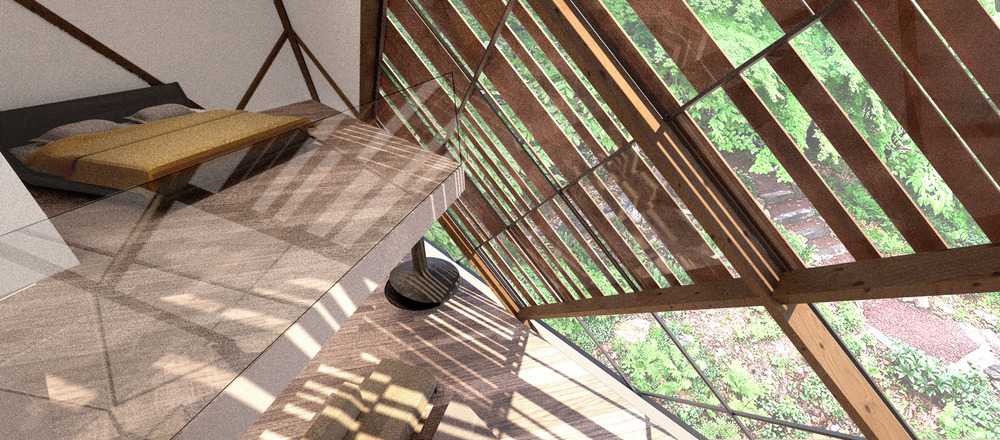 Residenze in legno dalle forme geometriche