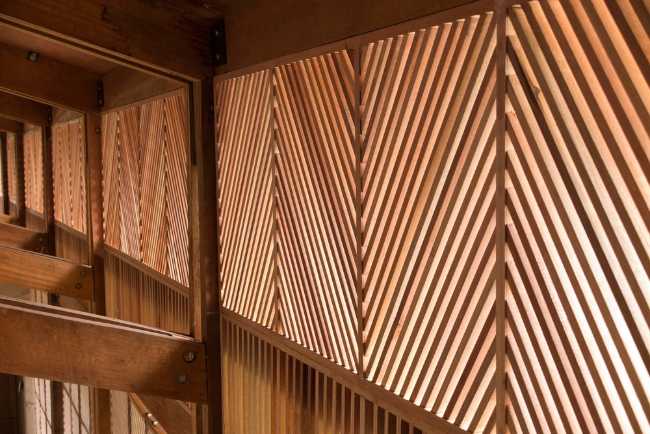 Wooden wall