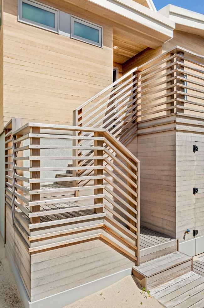 Between cedar ceilings and ocean views surfboard house on the beach