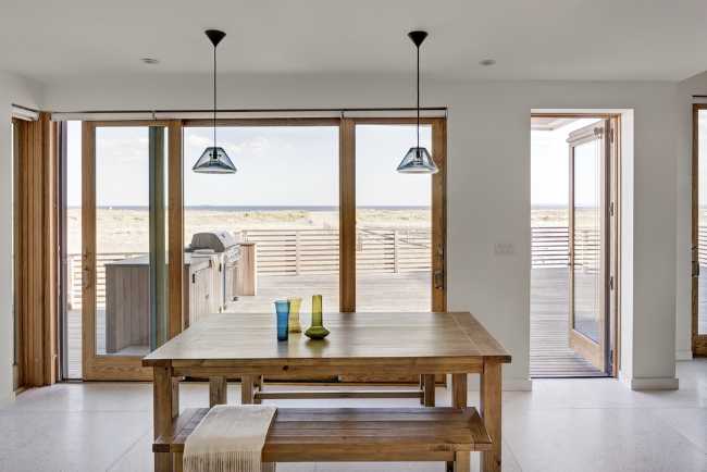 Between cedar ceilings and ocean views surfboard house on the beach