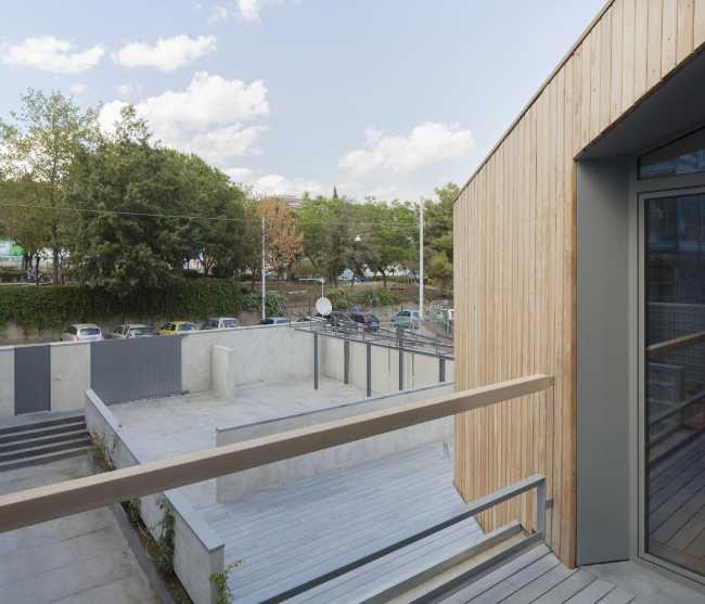 ampliamento in legno e balcone