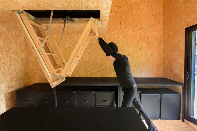 Spazio versatile in legno