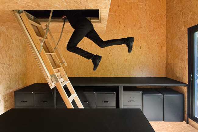 Spazio versatile in legno