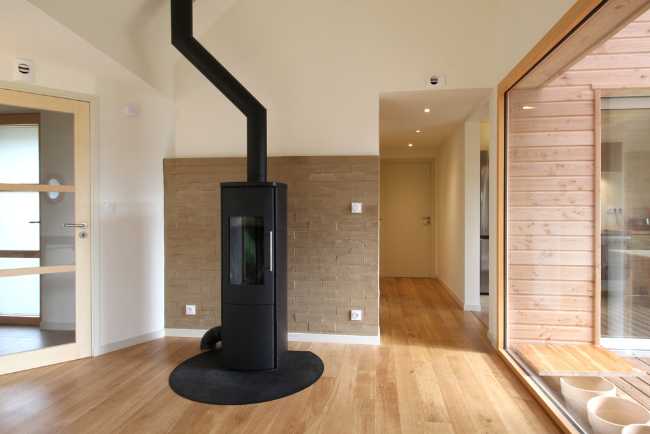 Interno abitazione in legno