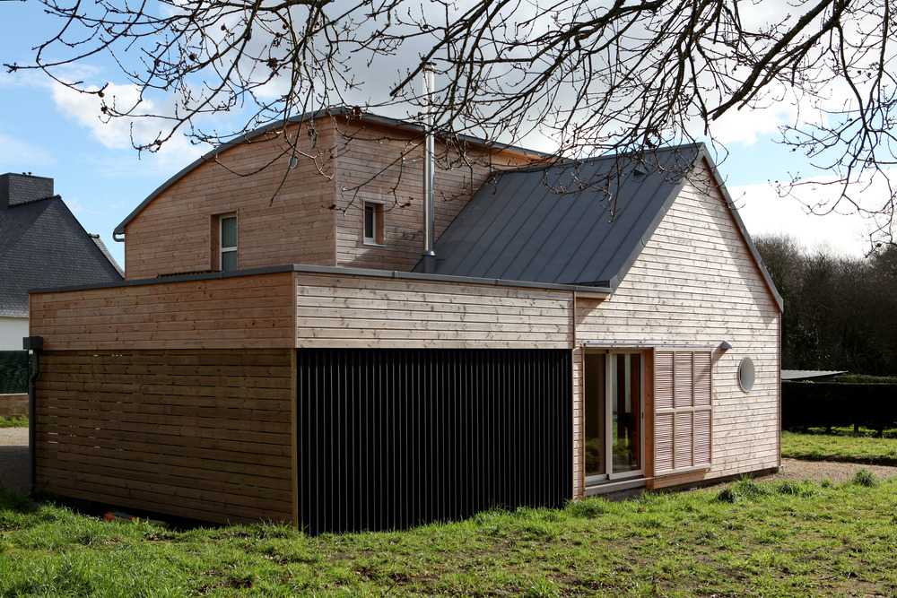 Edificio in legno architettura organica