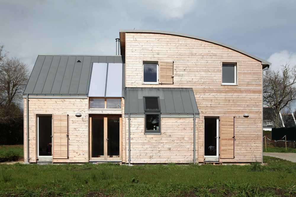 Edificio in legno architettura organica