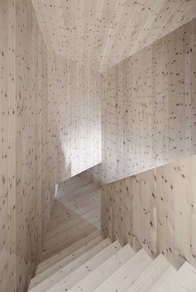 Interni interamente in legno