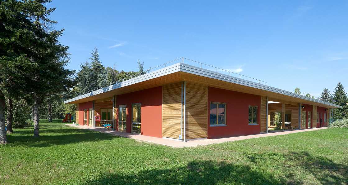 Architettura sostenibile per un asilo in Emilia Romagna